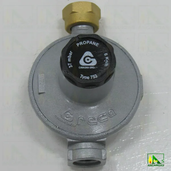 Regulador Reca 6kg 37 mbar - Imagen Web de Ancargas ©