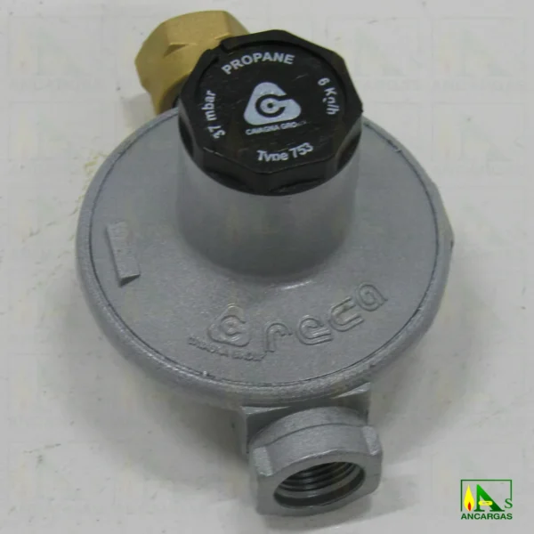 Regulador Reca 6kg 37 mbar - Imagen Web de Ancargas ©