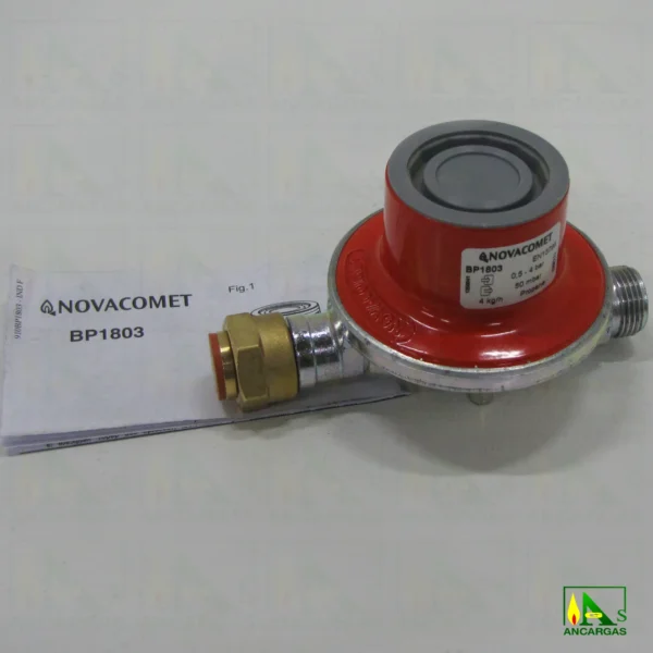 Regulador NovaComet BP1803 50mbar 4kg - Imagen Web de Ancargas ©