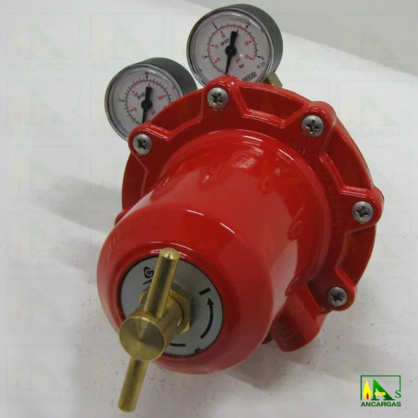 Regulador Reca 100kg con manometros - Imagen Web de Ancargas ©
