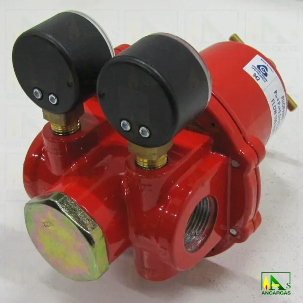 Regulador Reca 100kg con manometros - Imagen Web de Ancargas ©