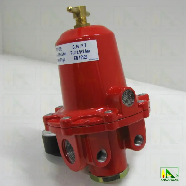 Regulador Reca 100kg con manometros - Imagen Web de Ancargas ©