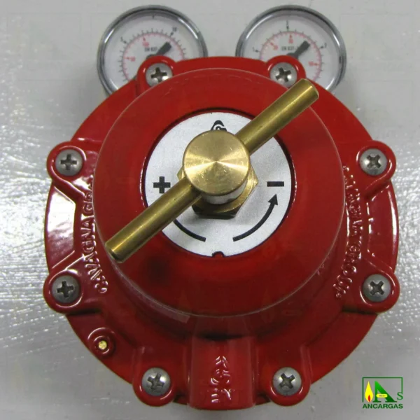 Regulador Reca 100kg con manometros - Imagen Web de Ancargas ©