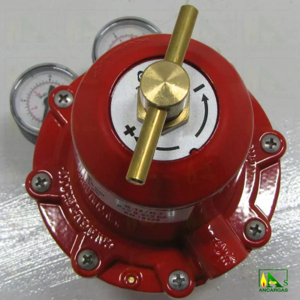 Regulador Reca 100kg con manometros - Imagen Web de Ancargas ©