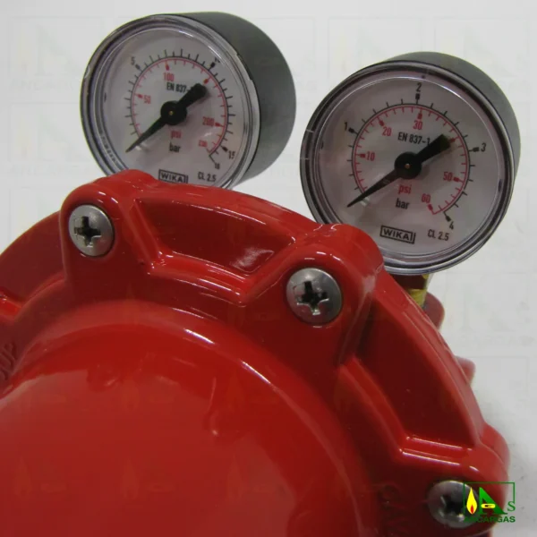 Regulador Reca 100kg con manometros - Imagen Web de Ancargas ©