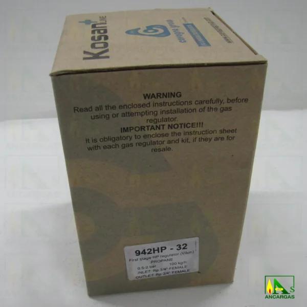 Regulador Reca 100kg con manometros - Imagen Web de Ancargas ©