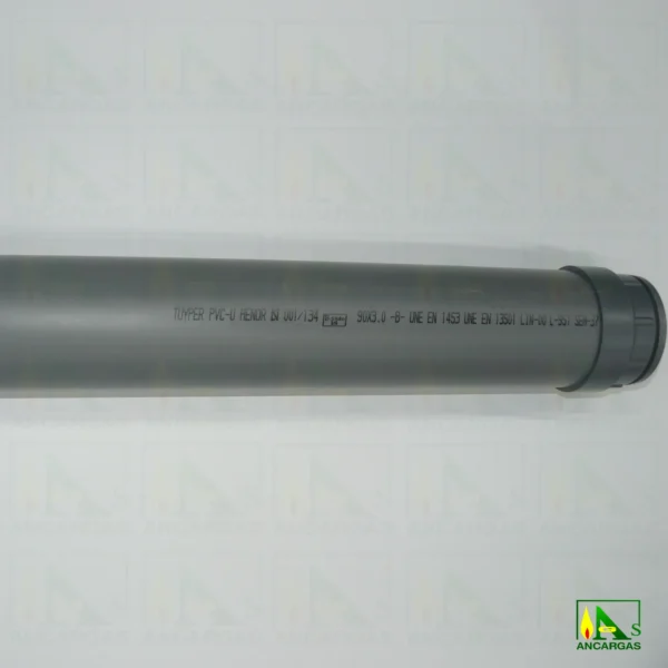 Tubo alargadera de acometida PVC - Imagen Web de Ancargas ©
