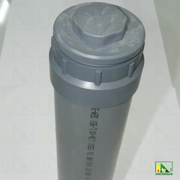 Tubo alargadera de acometida PVC - Imagen Web de Ancargas ©