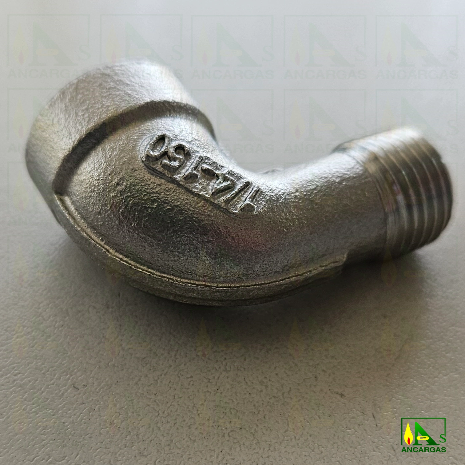 Code de acero inoxidable 316 MxH ¼” PN20 – para multiválvulas - Imagen Web de Ancargas ©