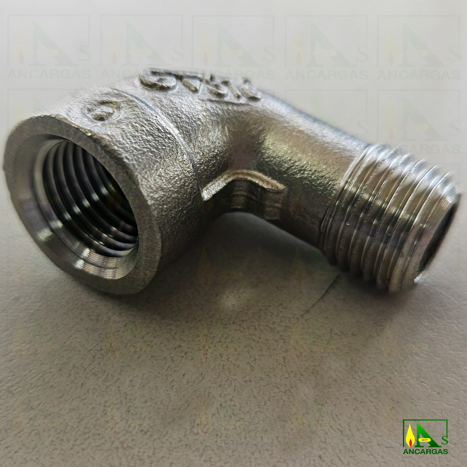 Code de acero inoxidable 316 MxH ¼” PN20 – para multiválvulas - Imagen Web de Ancargas ©